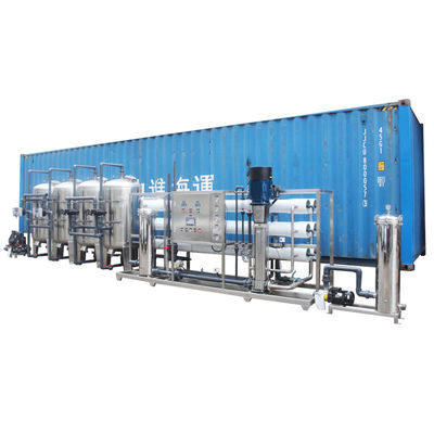 품질 10000LPH Hotels Mobile RO Equipment 14T/H Water Purifier System Mobile Water Purifier Unit Reverse Osmosis Desalination System 공장